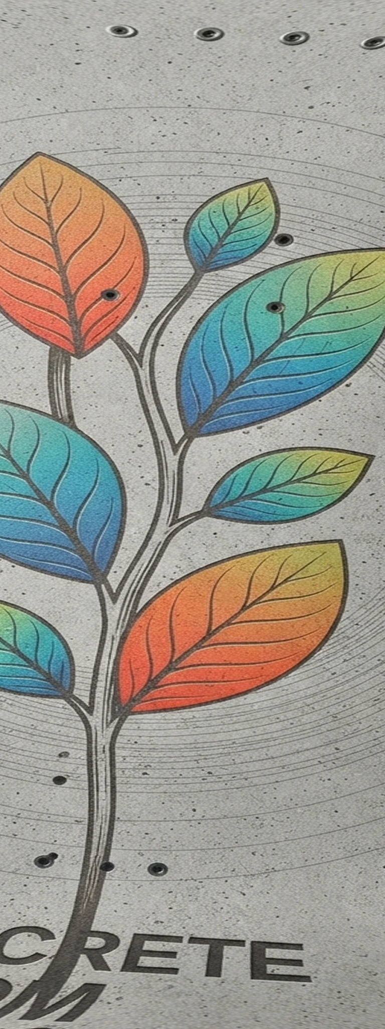 Concrete Bloom original Breakline deck graphic